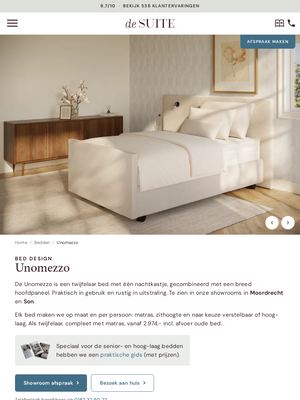 Live pagina op desuite.nl: Unomezzo