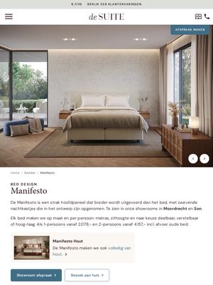 Live pagina op desuite.nl: Manifesto