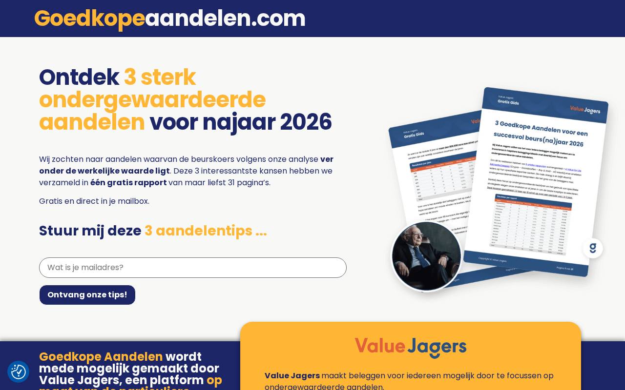 WordPress website Goedkopeaandelen — beleggen & financiën — ontworpen en gebouwd door Yousource (goedkopeaandelen.com)
