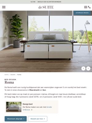 Live pagina op desuite.nl: Roma