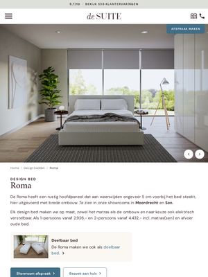 Live pagina op desuite.nl: Roma