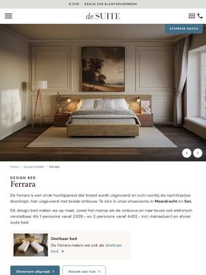 Live pagina op desuite.nl: Ferrara
