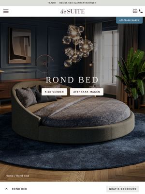 Live pagina op desuite.nl: Rond