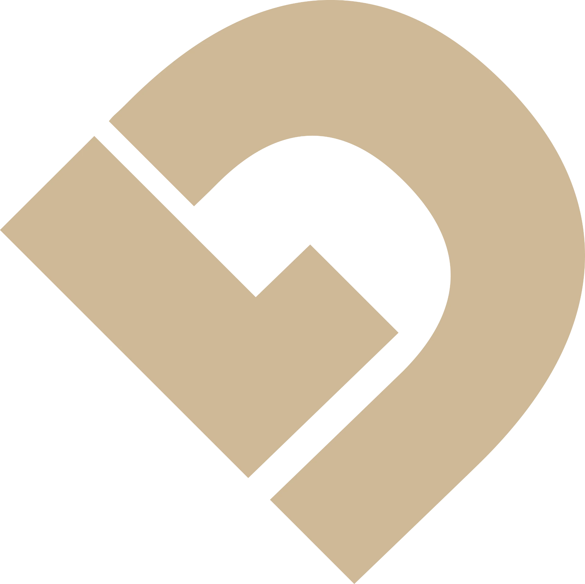 Deco Living logo — Beeldmerk · Sand