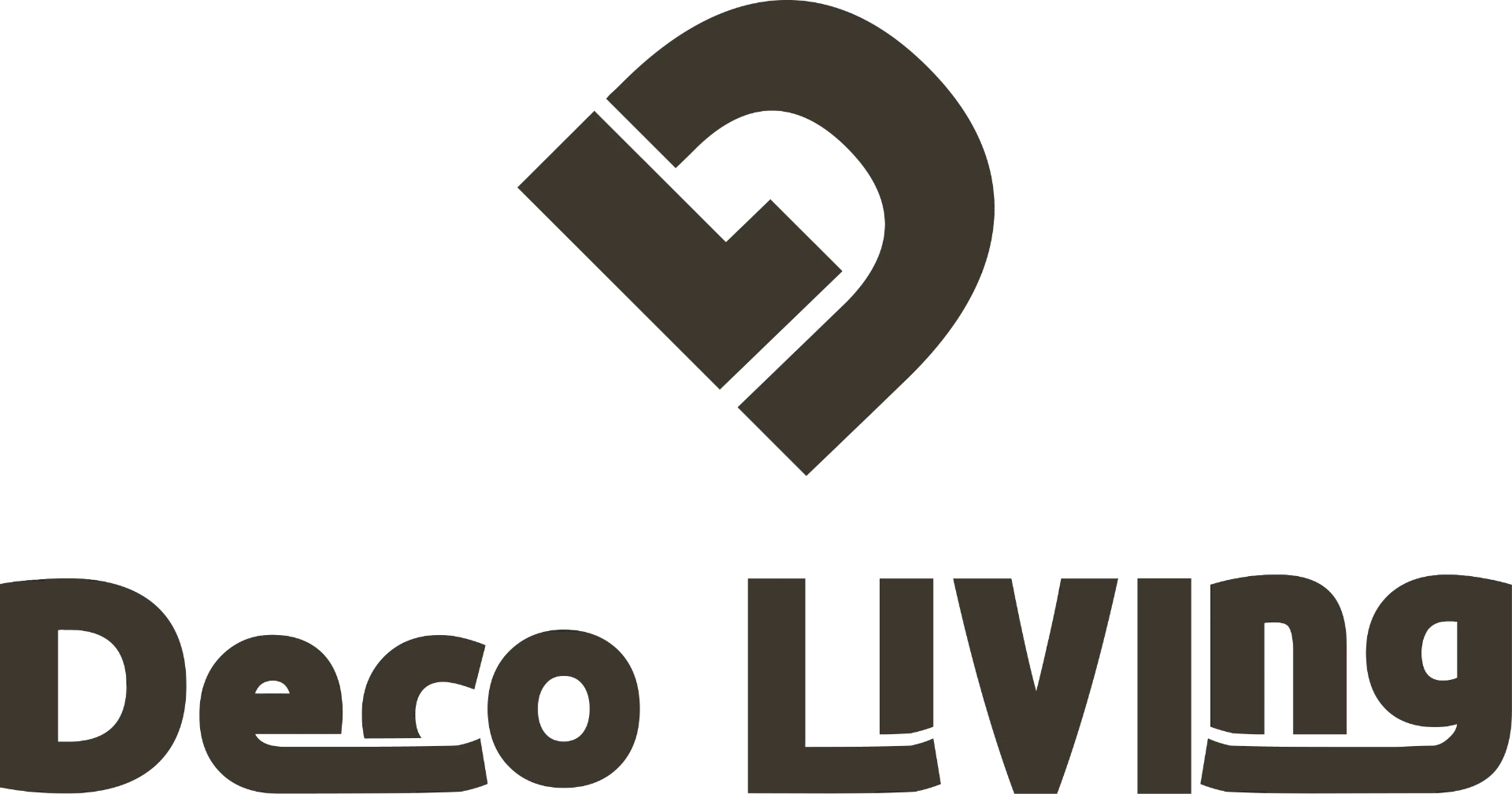 Deco Living logo — Gestapeld · Walnut